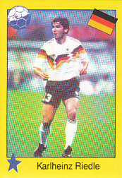 Karlheinz Riedle Germany samolepka Semic EM 92 #201